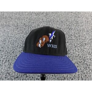 Mens WHS Wildcats Embroidered Snapback Hat Black Blue One Size Fits All